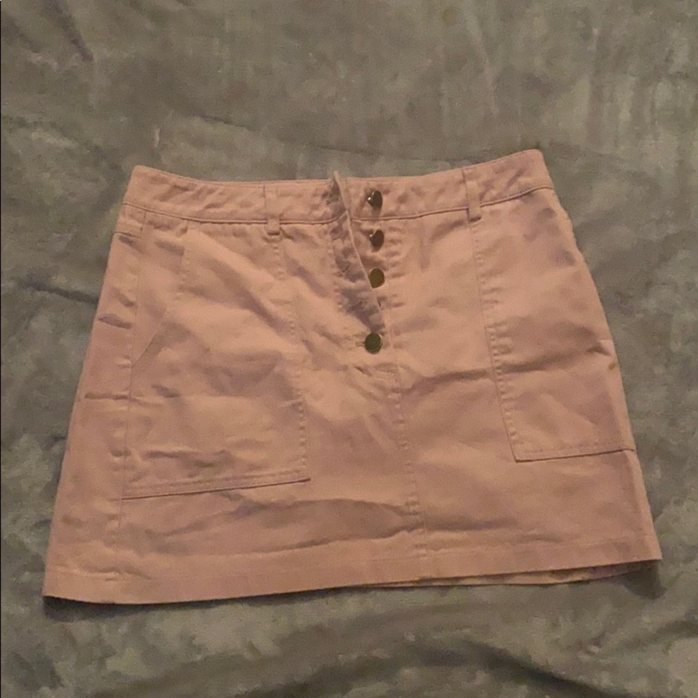 Button up mini skirt: cute for going out